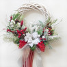 NORDIC wianek świąteczny z reniferem, 30-35cm