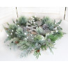 Boho Christmas wianek adwentowy 30-35cm ZE ŚWIECAMI