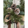 Green Christmas wianek świąteczny 35-40cm