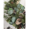 Green Christmas wianek świąteczny 35-40cm