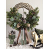 Green Christmas wianek świąteczny 35-40cm