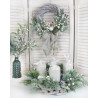 Boho Christmas wianek adwentowy 30-35cm BEZ ŚWIEC