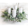 Boho Christmas wianek adwentowy 30-35cm BEZ ŚWIEC