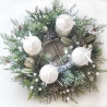 Boho Christmas wianek adwentowy 30-35cm BEZ ŚWIEC