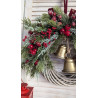 Classic Christmas wianek świąteczny z dzwonkami 35cm