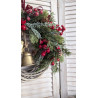 Classic Christmas wianek świąteczny z dzwonkami 35cm