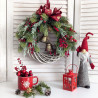 Classic Christmas wianek świąteczny z dzwonkami 35cm