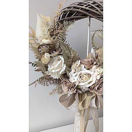 BOHO wianek na drzwi, 35-40cm