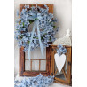 Blue Serenity wianek wiosenny kwiaty jabłoni, ok. 35-40cm