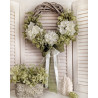 Evergreen Elegance wianek z hortensjami, 35-40cm