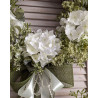 Evergreen Elegance wianek z hortensjami, 35-40cm