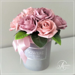 ROSES flowerbox - kompozycja kwiatowa