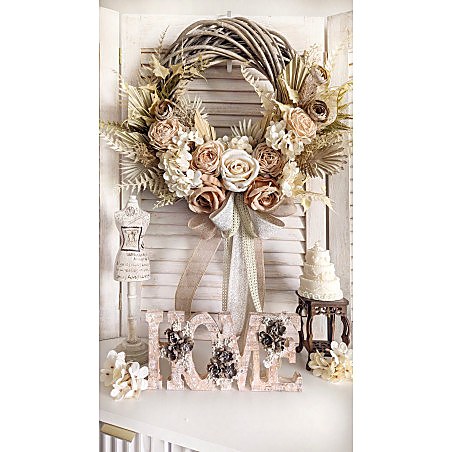 BOHO wianek na drzwi, 35-40cm