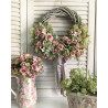VINTAGE ROSES wianek na drzwi 30-35cm