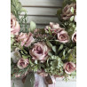 VINTAGE ROSES wianek na drzwi 30-35cm