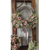 VINTAGE ROSES wianek na drzwi 30-35cm
