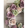 COLORFUL ROSES klimatyczny wianek na drzwi, ok. 35cm