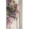 COLORFUL ROSES klimatyczny wianek na drzwi, ok. 35cm