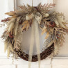 Wianek boho jesienny z dyniami, 35cm