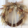 Wianek boho jesienny z dyniami, 35cm