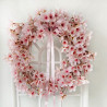 Pink Serenity wianek wiosenny kwiaty jabłoni, ok. 35-40cm