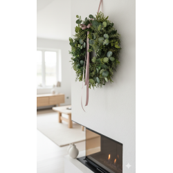 Green Elegance wianek z eukaliptusem, ok. 35cm