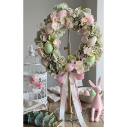 Wianek Wielkanocny z kolorowymi jajkami, 35cm