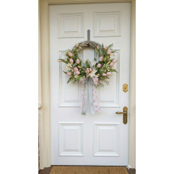 Duży wianek z tulipanami, 50-55cm