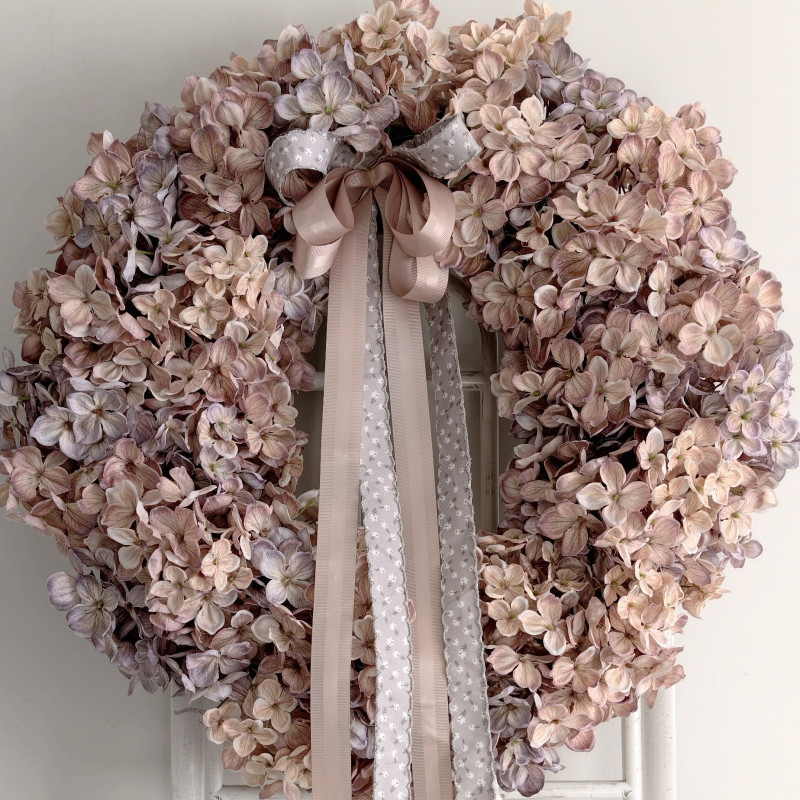 Hortensjowa Elegancja wianek ok. 50cm