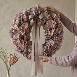 Hortensjowa Elegancja wianek ok. 50cm