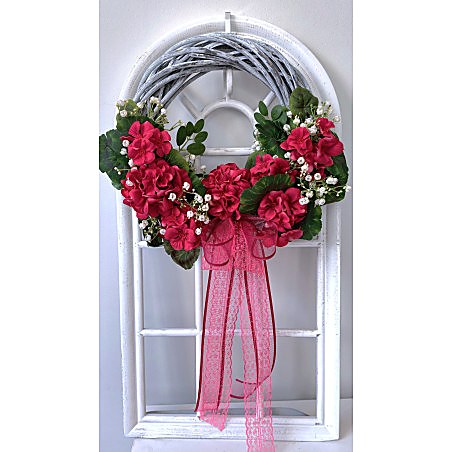 Pelargonie wianek w kolorze fuksji, 35cm