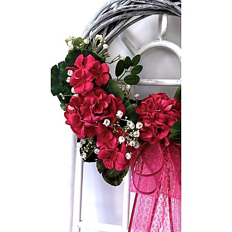 Pelargonie wianek w kolorze fuksji, 35cm