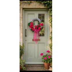 Pelargonie wianek w kolorze fuksji, 35cm