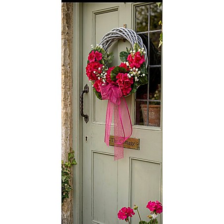 Pelargonie wianek w kolorze fuksji, 35cm