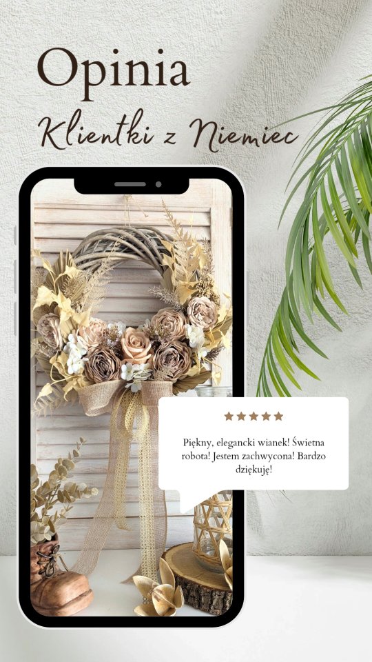 Kochani, nawet nie wiecie ile radochy przynosi przeczytanie takich kilku słów od Klientki.
Dlatego zachęcam: jeśli kupujecie jakiekolwiek rękodzieło napiszcie potem krótką opinię - to naprawdę wiele znaczy dla nas rękodzielniczek ❤️

#wianki #opinieklientów #wianeknadrzwi #rekodzieło #rekodzielopolskie