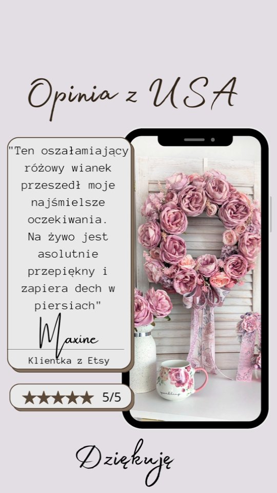Czy masz w zwyczaju wystawić opinię gdy jesteś zadowolona z zakupu?
Czy może wystawiasz tylko opinie negatywne, żeby ostrzec innych?
Osobiście jestem bardzo wdzięczna za klientów, którzy pozostawiają opinie - Wasze zdanie jest ważne, a opinie tak miłe jak ta, którą dziś publikuję w rolce - po prostu dodaje skrzydeł 🩷🤍🩷

Dziękuję za każdy komentarz i serduszko pozostawione pod postem ❤️

wianek na drzwi ▪️ opinie klientów 

#opinieklientów #opinia #feedback #etsysellers #wianki #handmadewreath #mojehobby