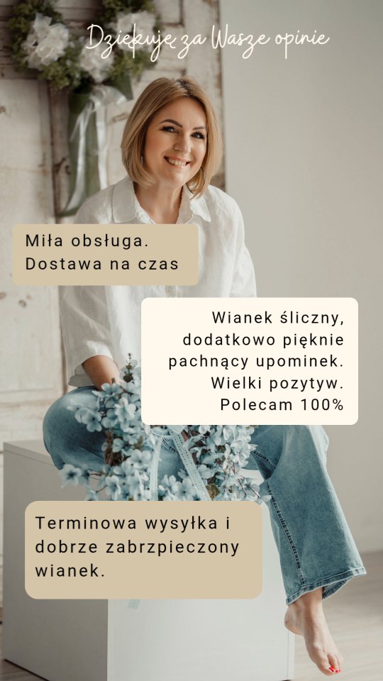 Dziękuję za każdą opinię i pozytywny komentarz ❤️❤️❤️
Te kilka słów dla Was to zaledwie kilka minut a dla mnie ogromne wsparcie mojej pasji 

Dziękuję, dziękuję, dziękuję ❤️ 

#wianki #dekoracjedomu #wianeknadrzwi #dodatkidodomu #wreaths #opinieklientów #feedback #waszeopinie #mojapasja #mojehobby