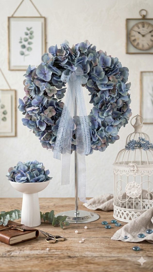 Dawno nie było BLUE 🩵 
Wianek pełny, z pięknych naprawdę realistycznie wyglądających hortensji, w obłędnym, niebieskim kolorze 🩵

❇️ Średnica ok 35-40cm
❇️ Cena 199zł
❇️ Wysyłka do paczkomatu 15zł lub kurierem 19zł 

#wianki #wianeknadrzwi #hortensja #dodatkidodomu #niebieskiedodatki