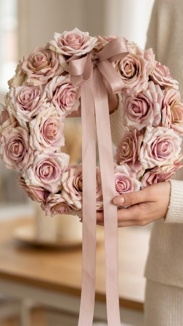 NOWOŚĆ 🩷
Delikatność róż, która nigdy nie więdnie. 🌸🤍

Ten wianek w jasnych odcieniach różu to kwintesencja elegancji i romantyzmu. Wyobraź sobie, jak wita gości na drzwiach wejściowych albo zdobi ścianę nad kominkiem, dodając wnętrzu przytulności. Długie, satynowe wstążki dodają mu lekkości i sprawiają, że wygląda jak z bajki. ✨

Jak Wam się podoba taka propozycja dekoracji?

🌸 Wianek dostępny od ręki 
​🌸 Średnica ok 35cm 
🌸 Cena 199zł

#wianek #wianekzkwiatów #róże #brudnyróż #dekoracjewnętrz domoweinspiracje romantycznie dodatkidodomu handmade kwiatysztuczne wystrójwnętrz wnętrza decor